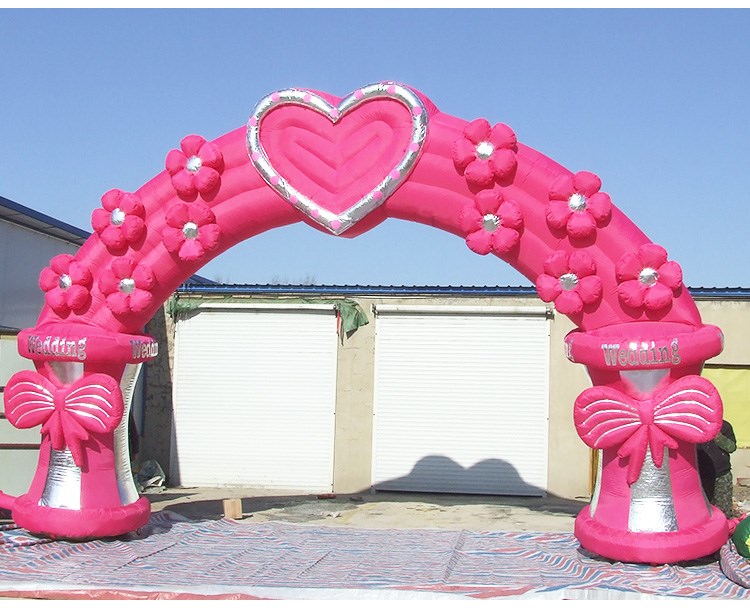 阿瓦提粉色婚庆拱门